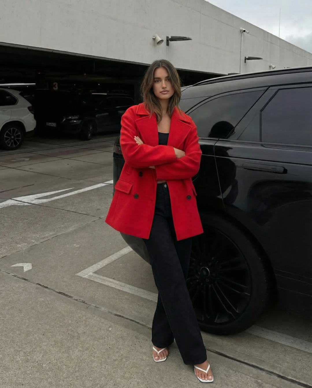 Cassandre Verneuil  | Double Breasted Longline Coat