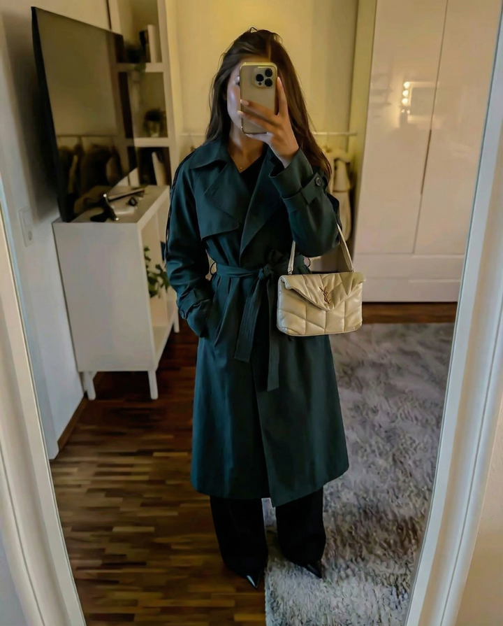 Florence Rouvier  | Longline Belted Trench Coat
