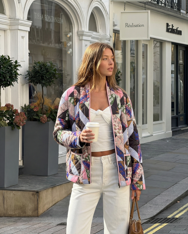 Daphné Clairval  | Quilted Patchwork Jacket