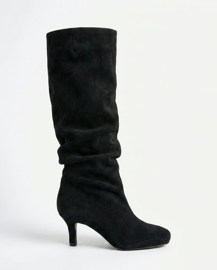 Armelle Cormier | Slouchy Suede Stiletto Knee-High Boots