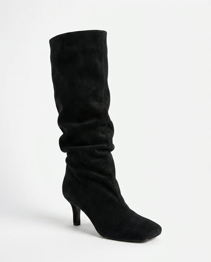 Armelle Cormier | Slouchy Suede Stiletto Knee-High Boots