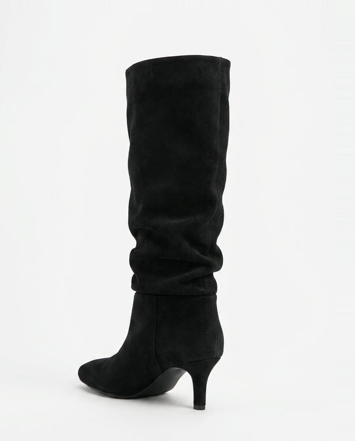 Armelle Cormier | Slouchy Suede Stiletto Knee-High Boots