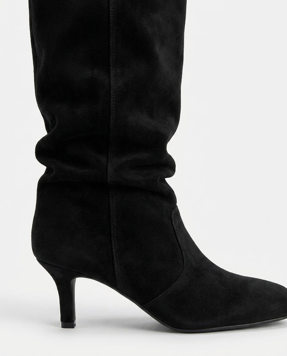 Armelle Cormier | Slouchy Suede Stiletto Knee-High Boots