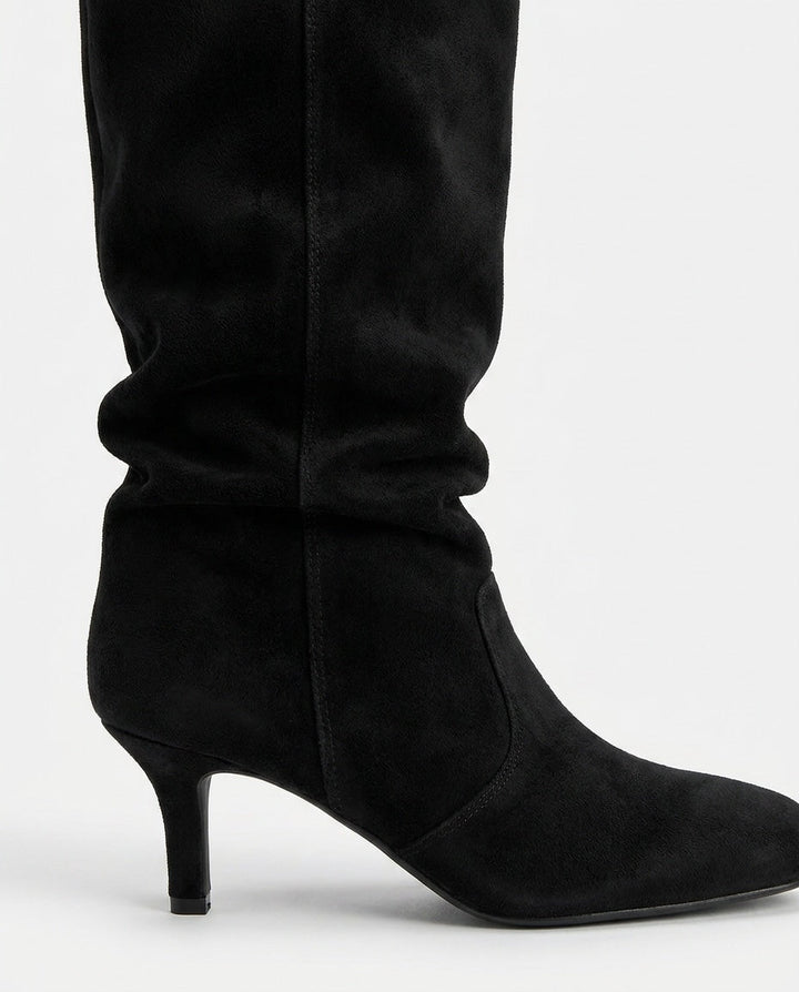 Armelle Cormier | Slouchy Suede Stiletto Knee-High Boots
