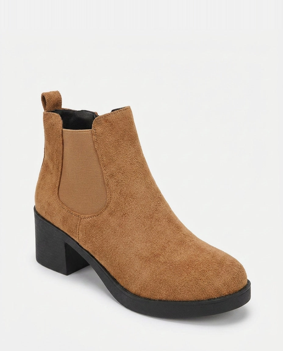 Calixte Verlaine | Platform Block Heel Chelsea Boots