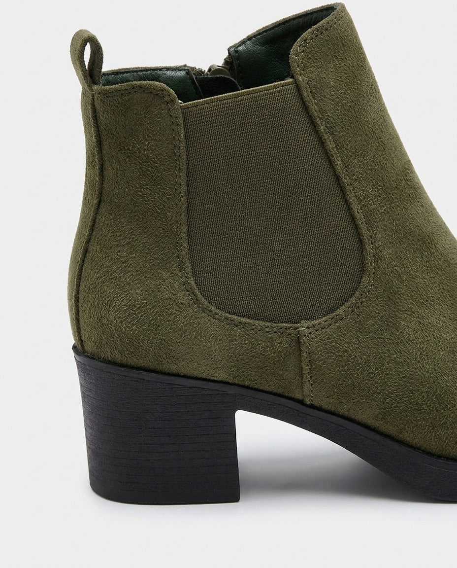 Calixte Verlaine | Platform Block Heel Chelsea Boots