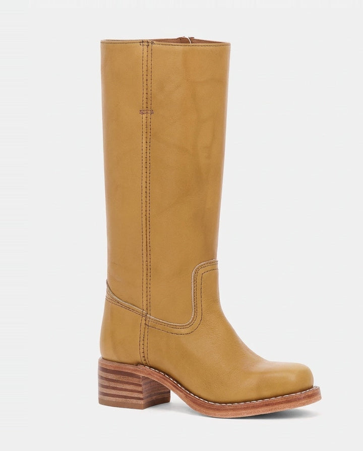 Béa Drouin | Stacked Block Heel Knee-High Boots