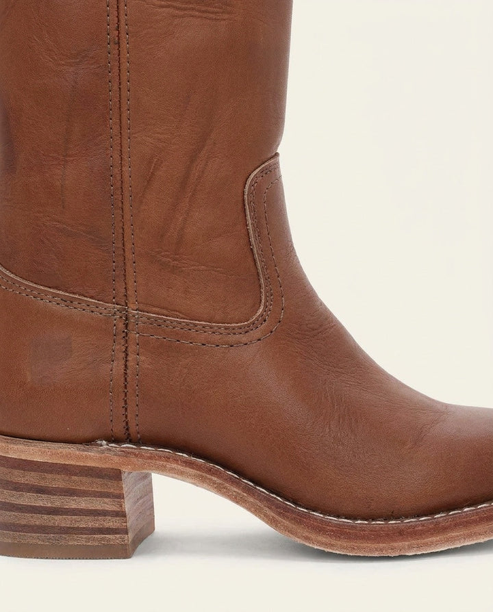 Béa Drouin | Stacked Block Heel Knee-High Boots
