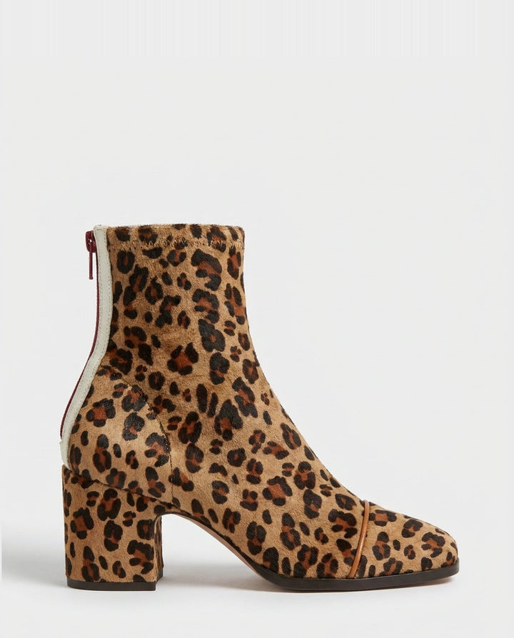 Rose Céret | Piped Toe Block Heel Ankle Boots