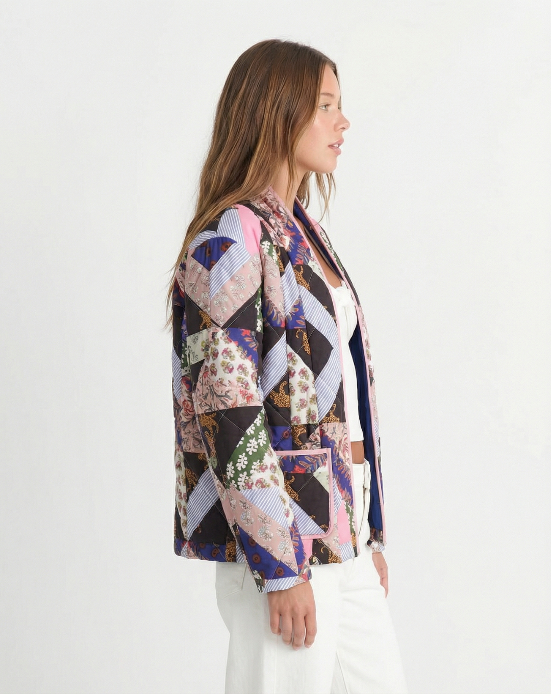 Daphné Clairval  | Quilted Patchwork Jacket