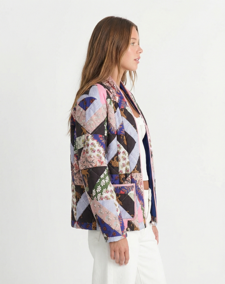 Daphné Clairval  | Quilted Patchwork Jacket