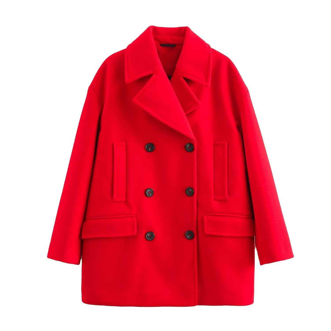 Cassandre Verneuil  | Double Breasted Longline Coat