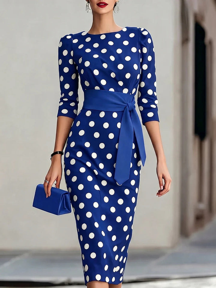 Laurène Courson | Polka Dot Midi Dress For Women