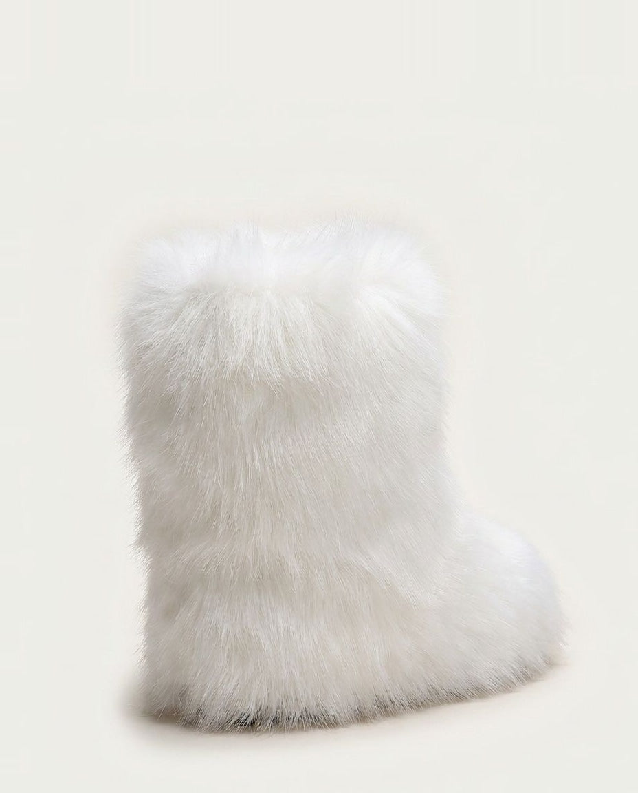 Évaine Solier | Chunky Shaggy Ankle Boots