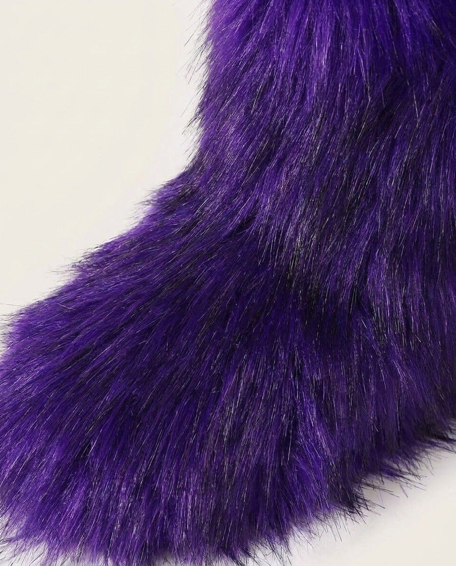 Évaine Solier | Chunky Shaggy Ankle Boots