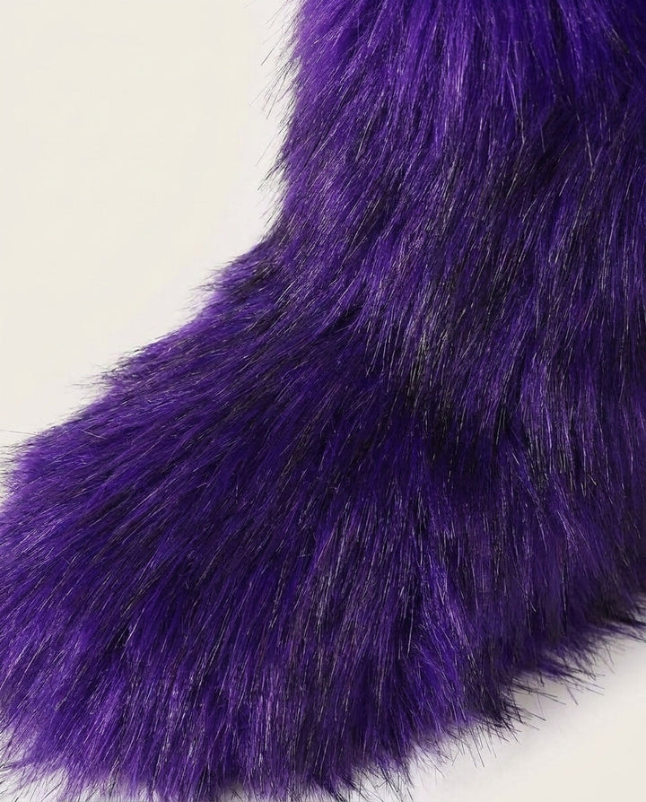 Évaine Solier | Chunky Shaggy Ankle Boots
