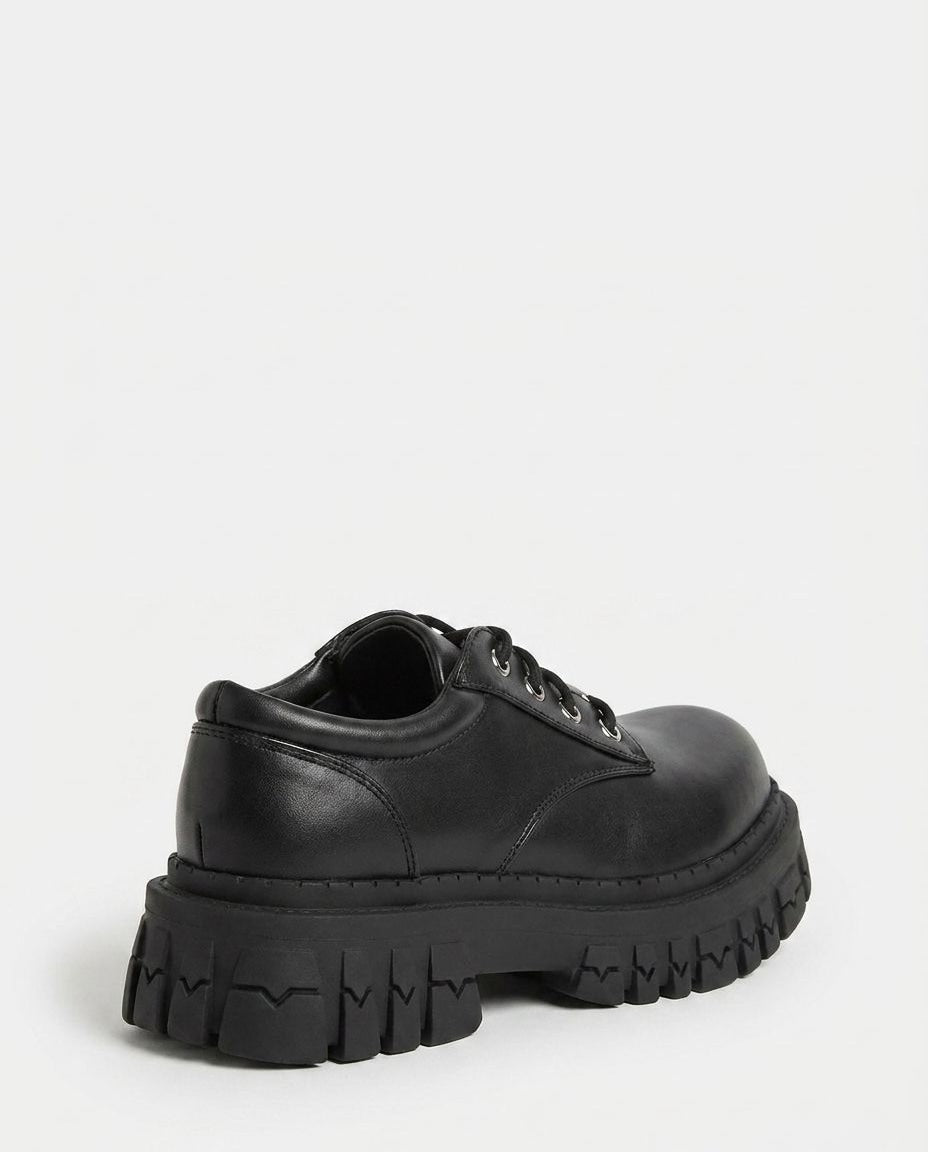 Berthe Louvier | Chunky Lug Sole Lace-Up Boots