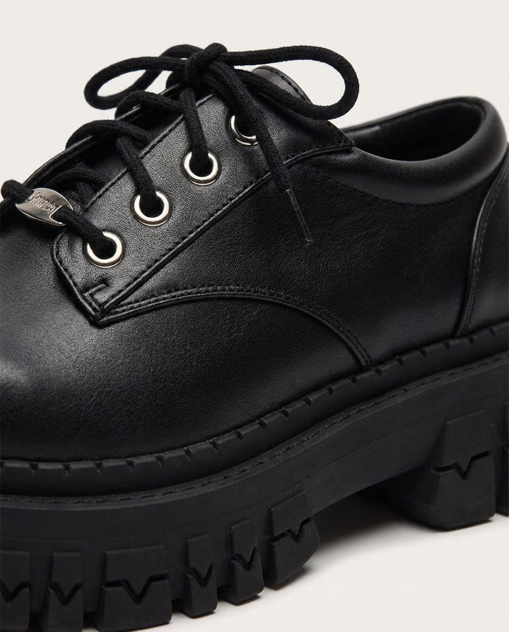 Berthe Louvier | Chunky Lug Sole Lace-Up Boots