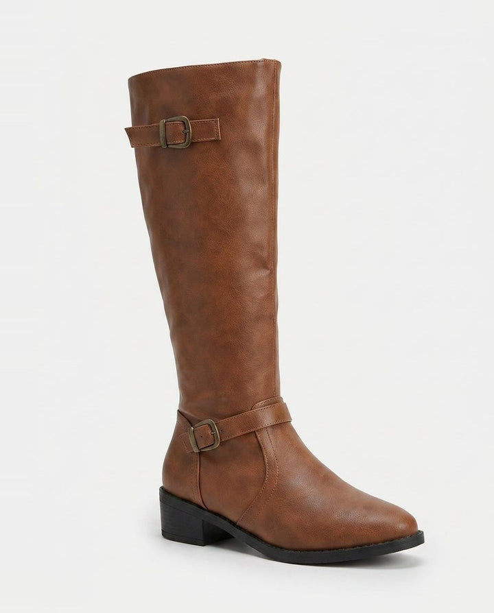 Clélia Rouen | Double Buckle Knee-High Boots