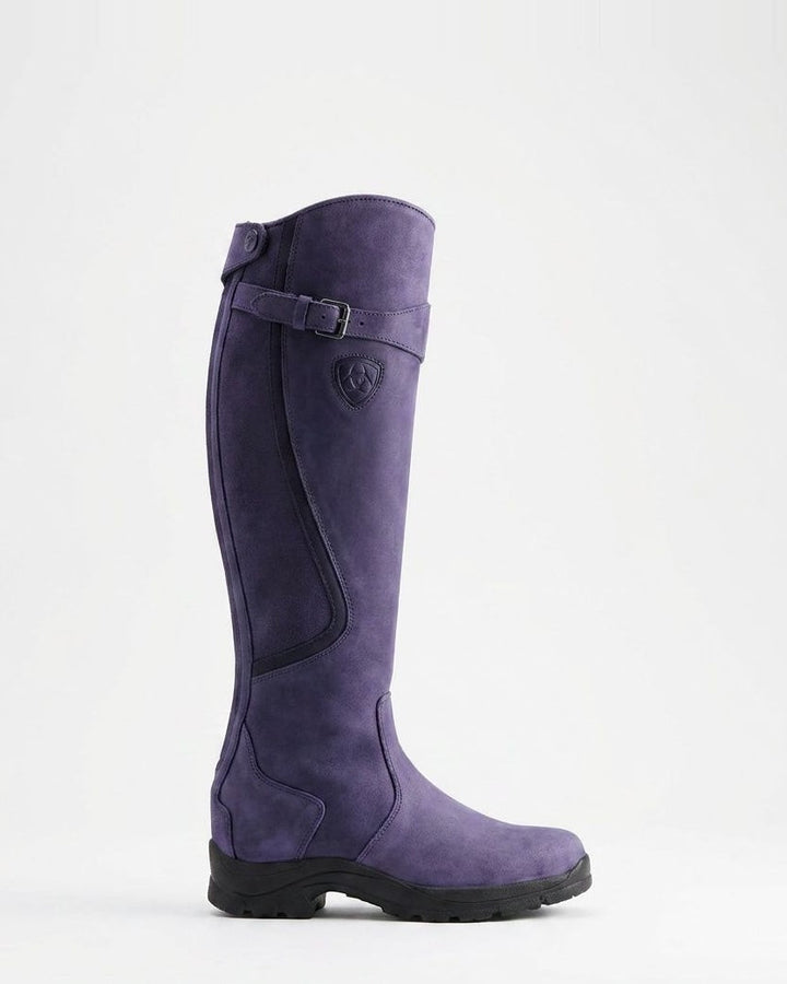 Danaë Brive | Buckle Strap Leather Knee-High Boots