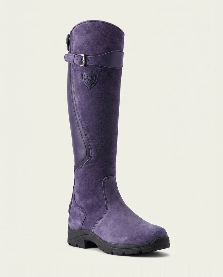 Danaë Brive | Buckle Strap Leather Knee-High Boots
