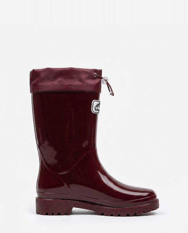 Léonie Darcel | Drawstring Cuff Mid-Calf Rain Boots