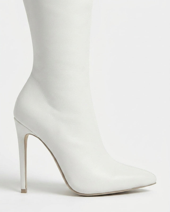 Amance Virel | Pointed Toe Stiletto Thigh-High Boots