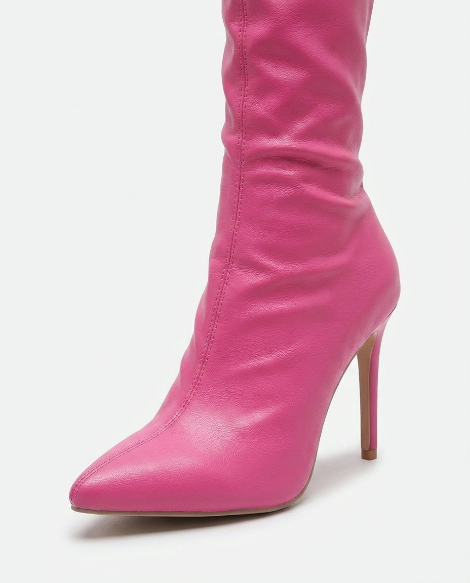 Amance Virel | Pointed Toe Stiletto Thigh-High Boots