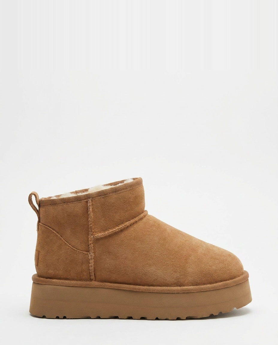 Adélie Vigneau | Chunky Platform Mini Ankle Boots