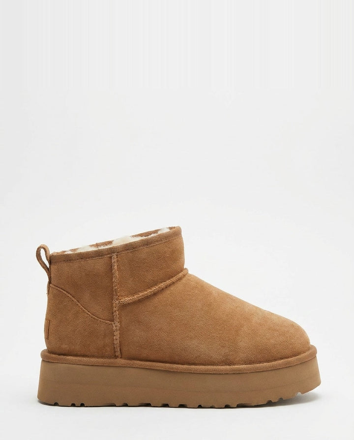 Adélie Vigneau | Chunky Platform Mini Ankle Boots