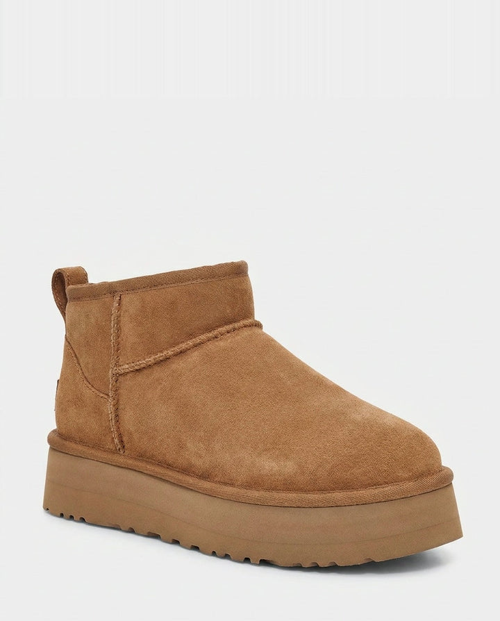 Adélie Vigneau | Chunky Platform Mini Ankle Boots