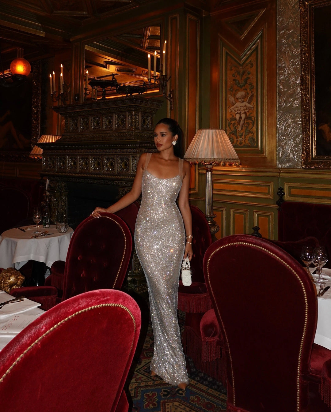 Lilou Bassot | Iridescent Sequin Mermaid Homecoming Dress