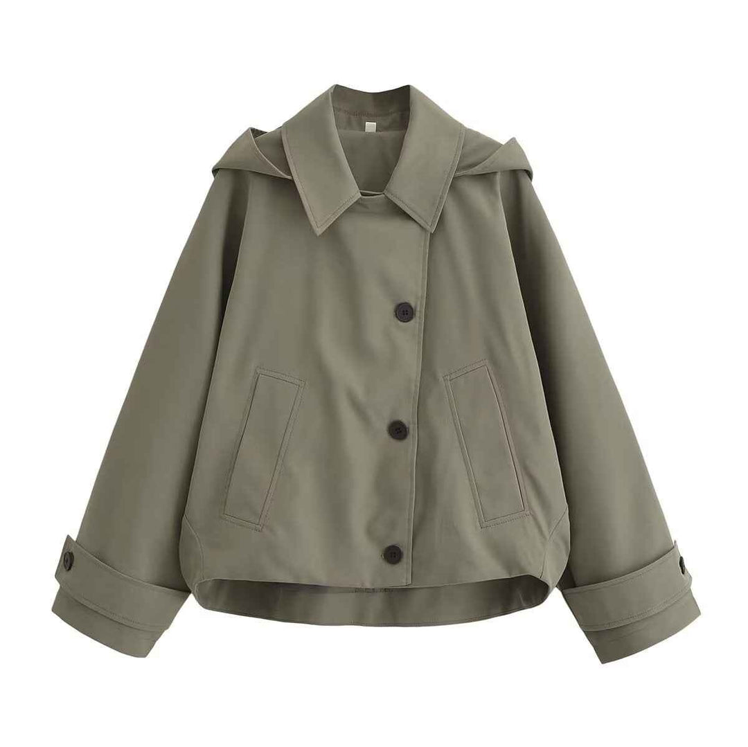 Danaé Vignal | Cropped Windbreaker with Hood