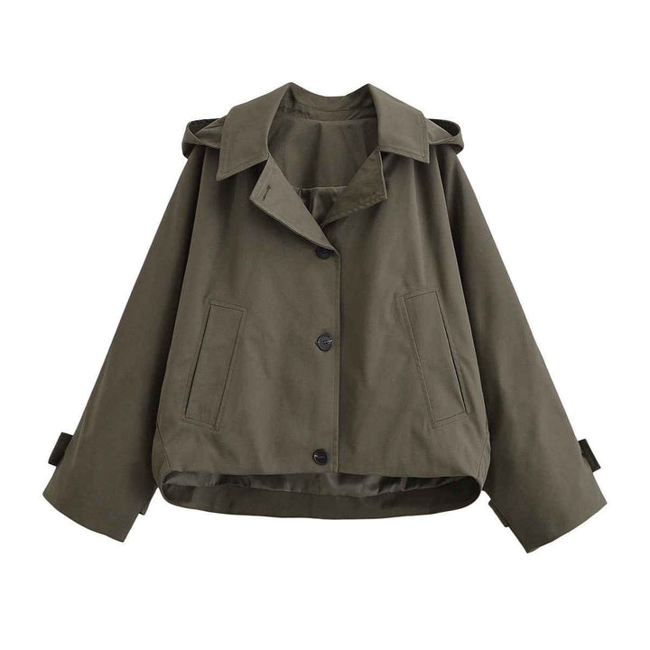 Danaé Vignal | Cropped Windbreaker with Hood