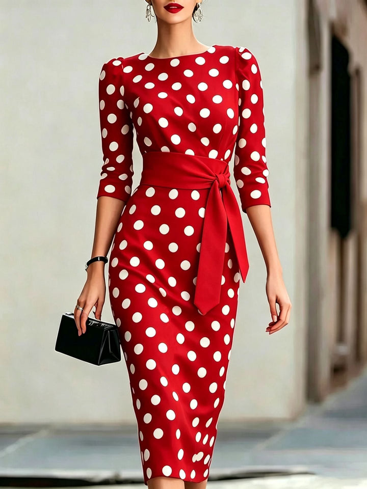 Laurène Courson | Polka Dot Midi Dress For Women