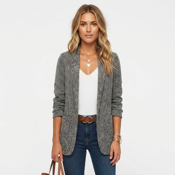 Émilie Bellac | Textured Knit Blazer For Women