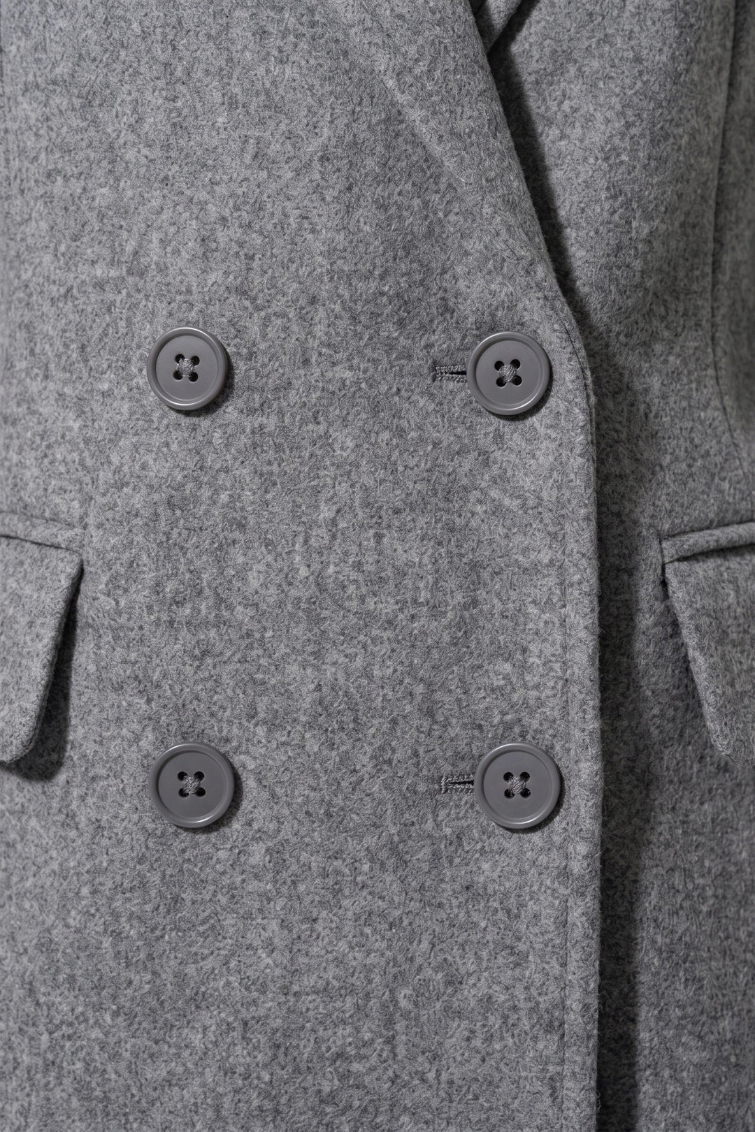 Jade Valençay | Women’s Double Breasted Long Coat – Notched Lapel Winter Overcoat