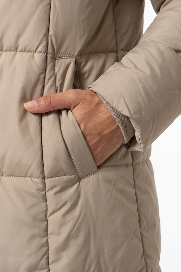 Solène Beauvallon | Women’s Winter Warm Long Hooded Puffer Coat