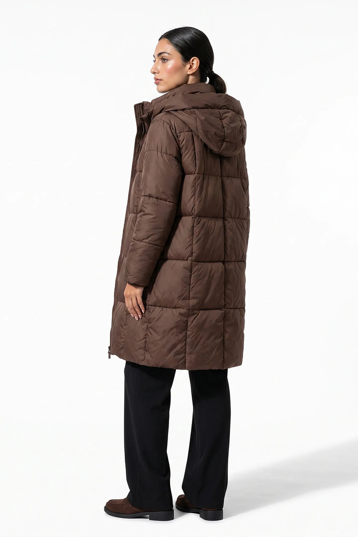 Solène Beauvallon | Women’s Winter Warm Long Hooded Puffer Coat