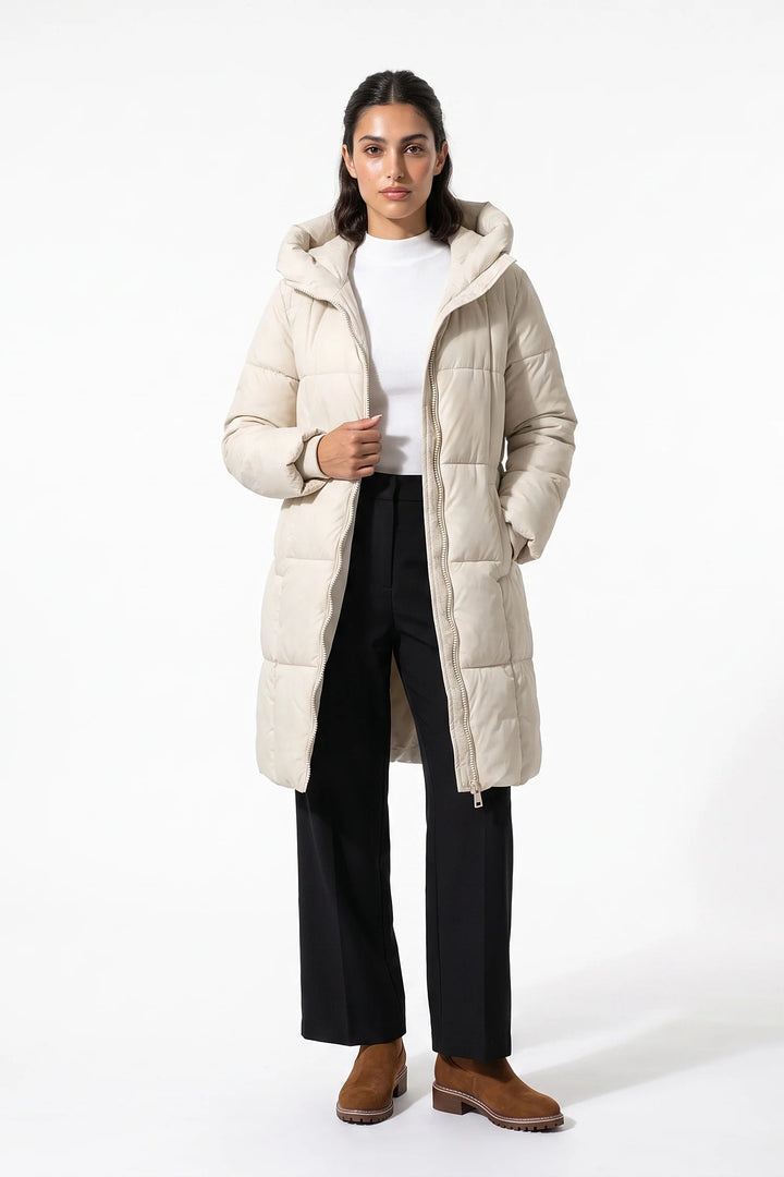 Solène Beauvallon | Women’s Winter Warm Long Hooded Puffer Coat