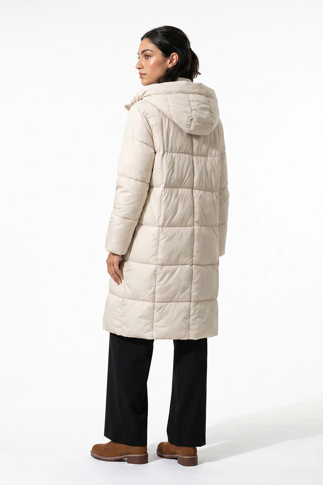 Solène Beauvallon | Women’s Winter Warm Long Hooded Puffer Coat