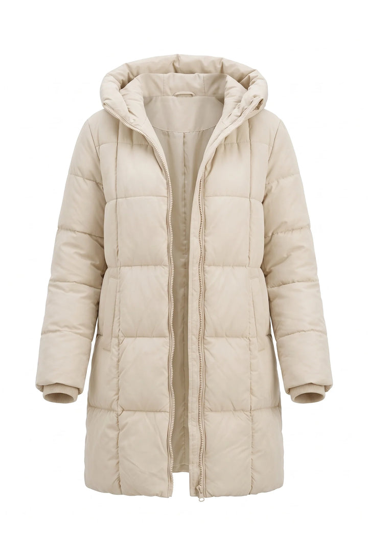 Solène Beauvallon | Women’s Winter Warm Long Hooded Puffer Coat