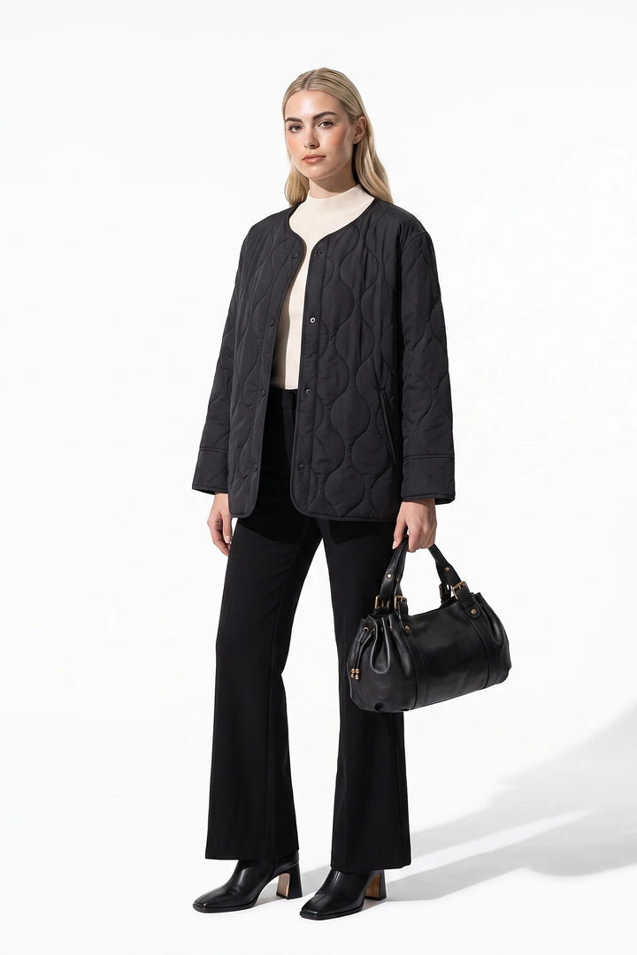 Violette Montreval | Women’s Winter Lightweight Quilted Jacket with Relaxed Fit