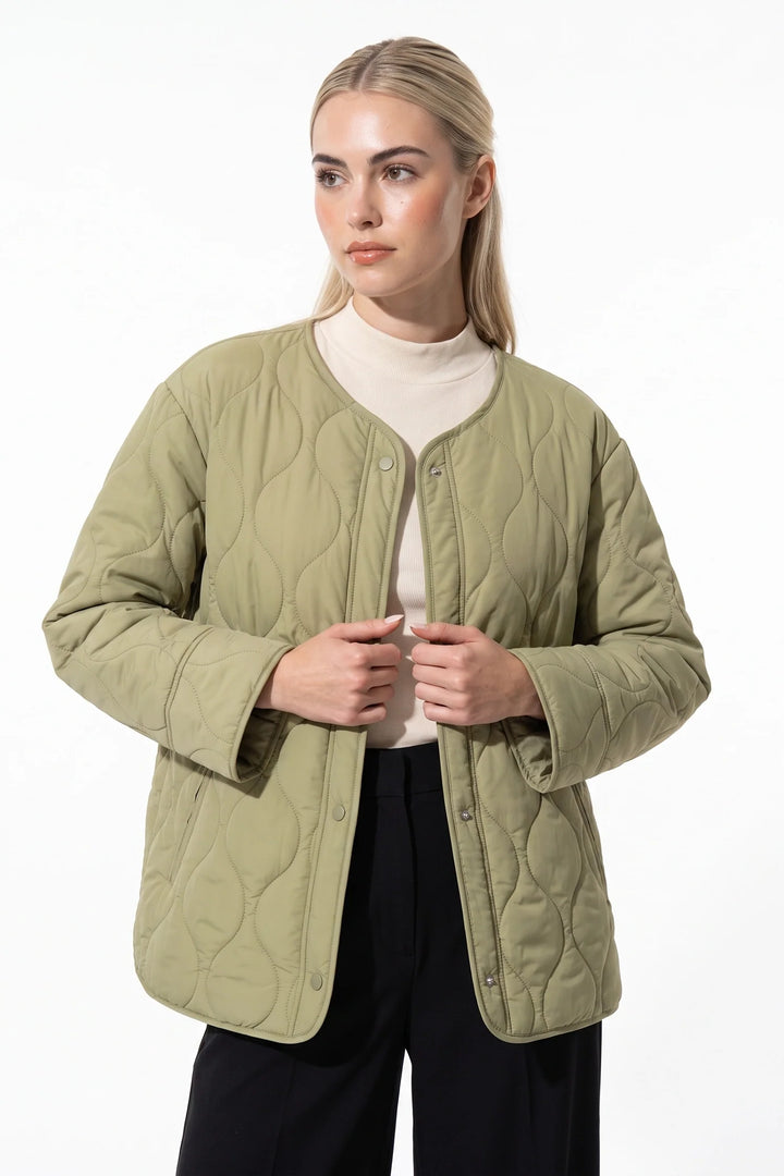 Violette Montreval | Women’s Winter Lightweight Quilted Jacket with Relaxed Fit