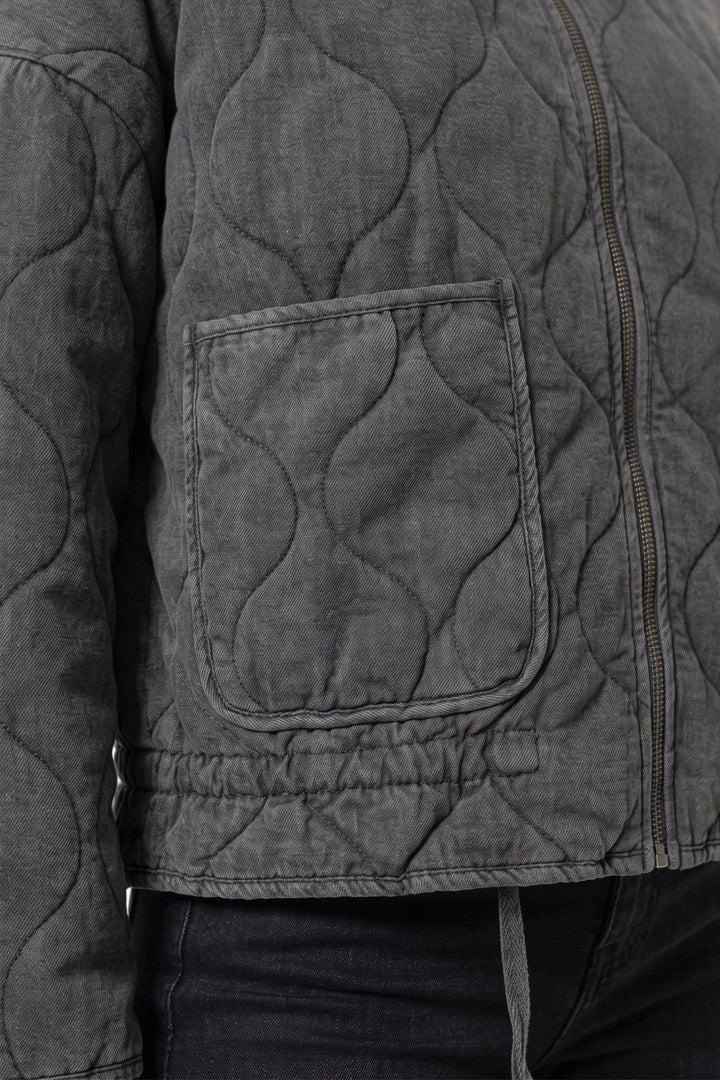 Isoline Darbois | Women’s Winter Warm High Collar Quilted Jacket with Relaxed Fit