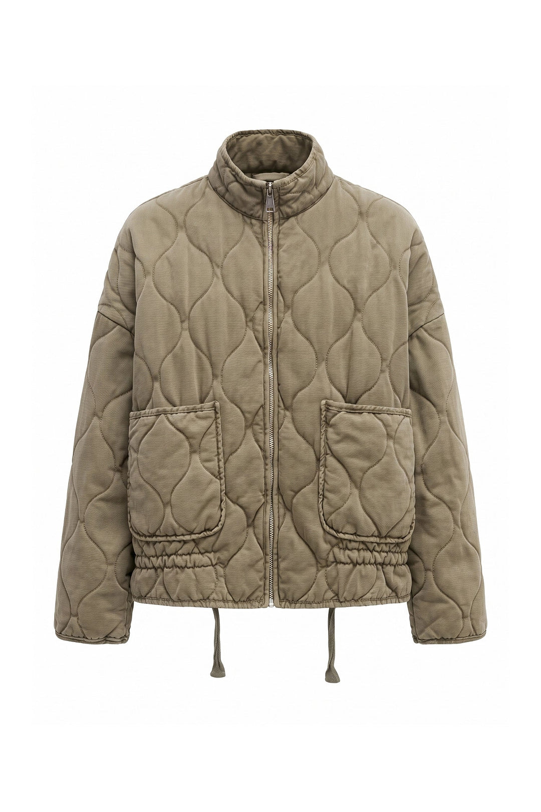 Isoline Darbois | Women’s Winter Warm High Collar Quilted Jacket with Relaxed Fit