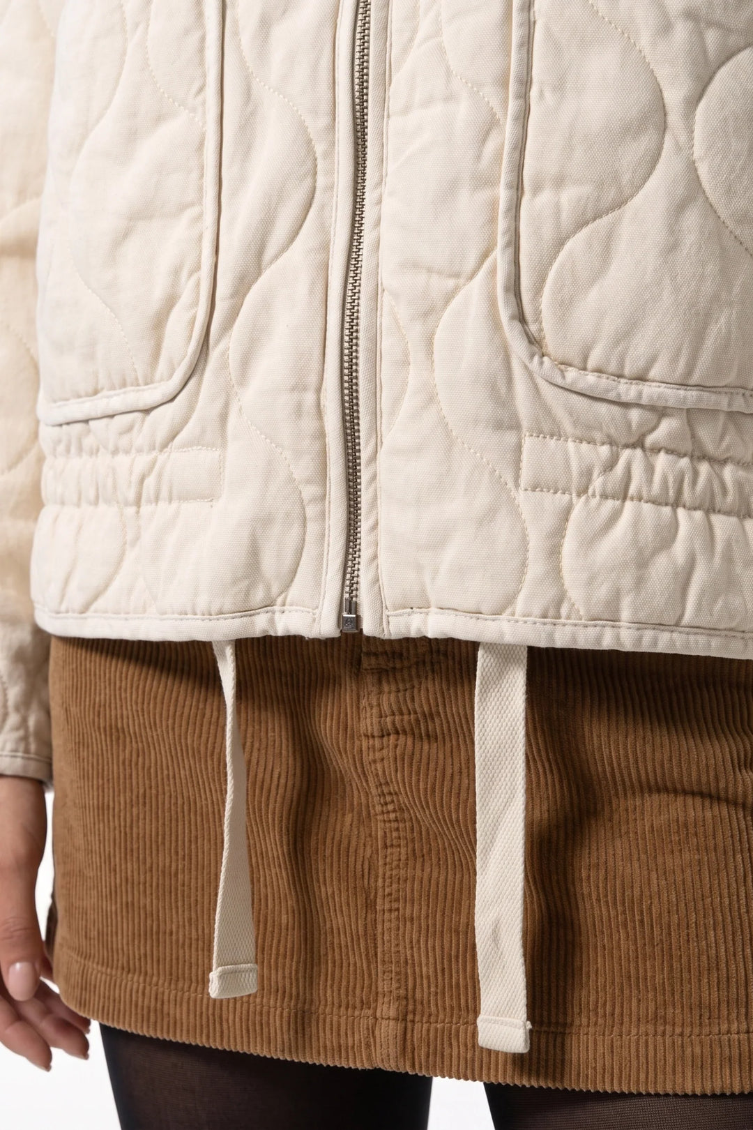 Isoline Darbois | Women’s Winter Warm High Collar Quilted Jacket with Relaxed Fit