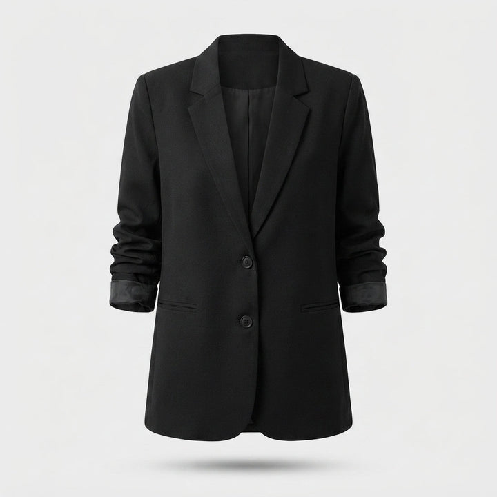 Gaëlle Delord | Chic Notched Collar Blazer For Women