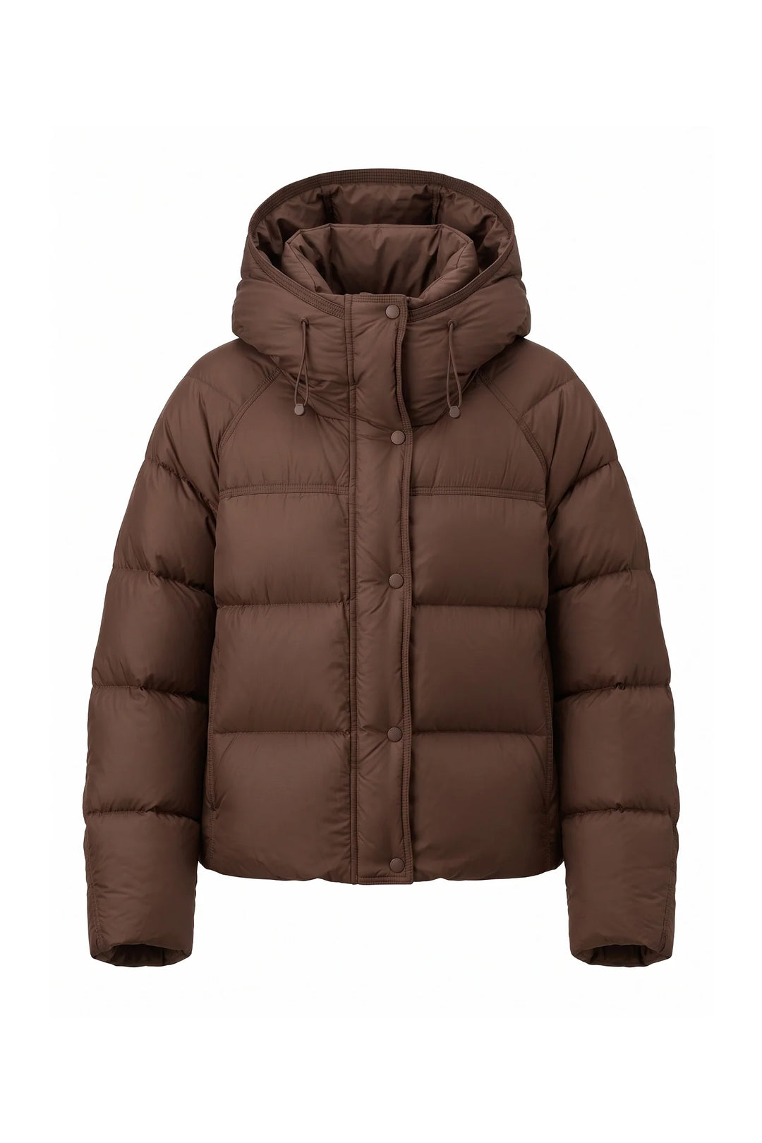 Naïs Beauchamp | Women’s Winter Warm Hooded Puffer Jacket with Relaxed Cropped Fit