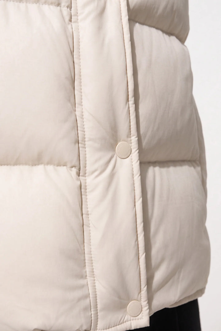 Naïs Beauchamp | Women’s Winter Warm Hooded Puffer Jacket with Relaxed Cropped Fit